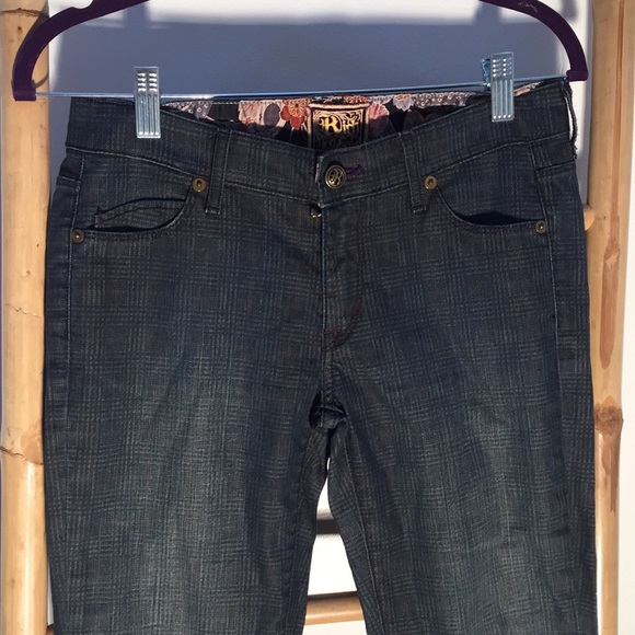 Rich & Skinny plaid denim - size 27 - Picture 3 of 7